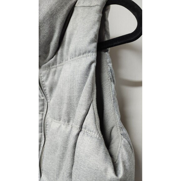 Old Navy Gray Puffer Vest Size Small Insulated - Picture 15 of 16